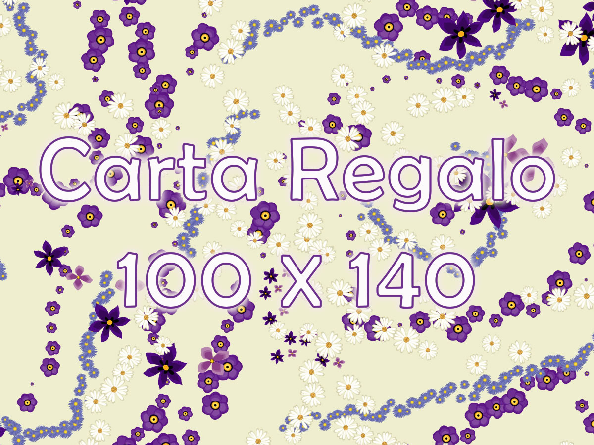 CARTA REGALO 100X140