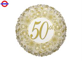 MYLAR ANNIVERSARIO 18 CUORE 50° ANNIVER