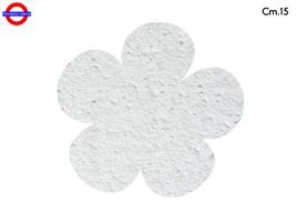 SAGOMA POLY FIORE CM.15 BIANCO