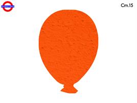 SAGOMA POLY PALLONCINO CM.15 ARANCIO