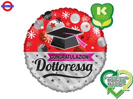 MYLAR LAUREA 18 CONGRATULAZIONI DOTTORESSA