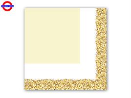 GLITTER ORO 20 TOVAGLIOLI 33X33