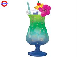 MYLAR COCKTAIL TROPICAL SUPER SHAPE