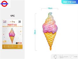 MYLAR MINI SHAPE GELATO CM.39X16