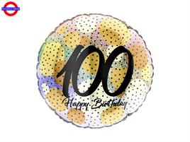 MYLAR 100 ANNI 18 FASHION DOTS GOLD