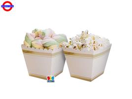 CONTENITORE CARTA PER SWEET BOX CL.GOLD 6.5X8 CF.6 PZ