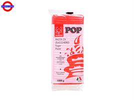 PASTA DI ZUCCHERO POP 1 KG ROSSO FUOCO