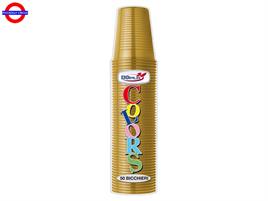 COLORS ORO BICCHIERI CF.50 PEZZI