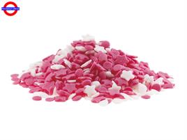 SPRINKLE ZUCCHERO STELLE ROSA 100g