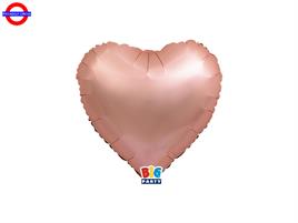 MYLAR CUORE 09 SATIN ROSE GOLD