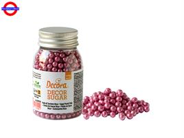 PERLE DI ZUCCHERO ROSA 5mm CF.100g