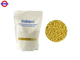 PERLINE DI ZUCCHERO ORO 2mm CF.1kg