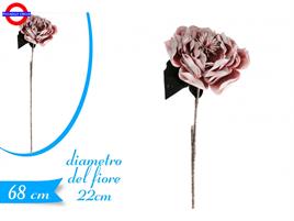 PEONIA ROSA CM.100 FIORE CM.22