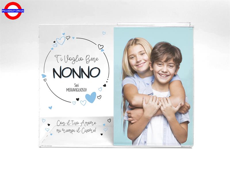 PORTAFOTO PLEXIGLASS 10X15 CON DEDICA NONNO