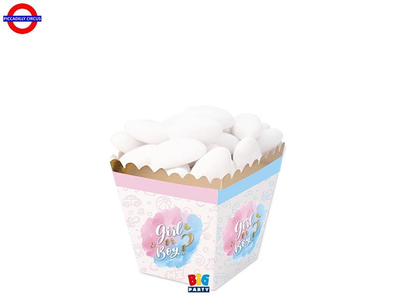 SWEET BOX MINI GENDER REVEAL CF.12 PEZZI