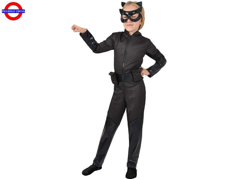 CATWOMAN COSTUME BAMB. 5-7 ANNI