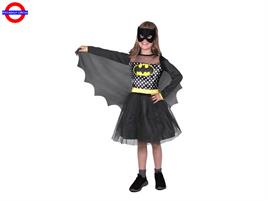 BATGIRL FASHION COSTUME 5-7 ANNI