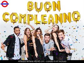 MYLAR BUON COMPLEANNO CM.40X280 LA MIA LAUREA ORO