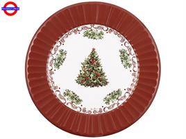 TAVOLA - CHRISTMAS POTTERY CF.6 MAXI PIATTI CM.33