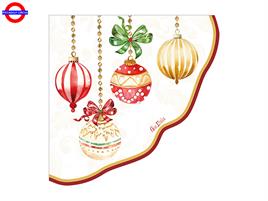 TAVOLA - CRISTMAS DECO' CF.16 TOVAGLIOLI CM 33X33