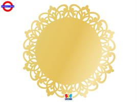 TAVOLA - WAVY ORO METAL 6 SOTTOPIATTI CM.33