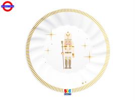 TAVOLA - GOLD NUTCRACKER 6 PIATTI CM.25