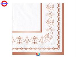 TAVOLA - ROYAL ROSE GOLD 16 TOVAGLIOLI CM.33X33