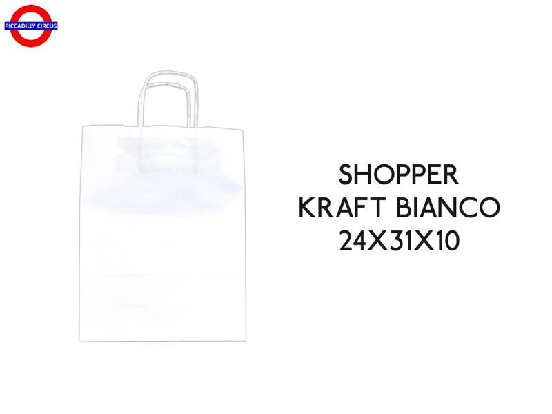 SHOPPER BIANCO 23X32X10