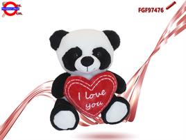 PANDA PELUCHE CON CUORE CM.30