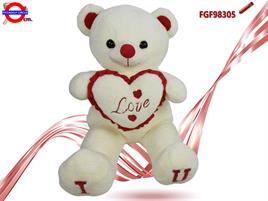 ORSO PELUCHE CON CUORE CM.100