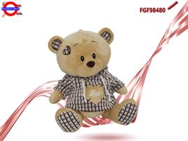 ORSO PELUCHE CON MAGLIA CM.30