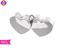 PESETTO DOPPIO CUORE SILVER 160gr