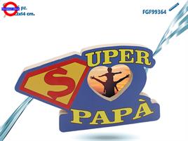 PORTAFOTO LEGNO SUPER PAPA' CM.22X14