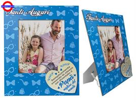 PORTAFOTO MDF PAPA' CON CUORE IN LEGNO CM.27X23